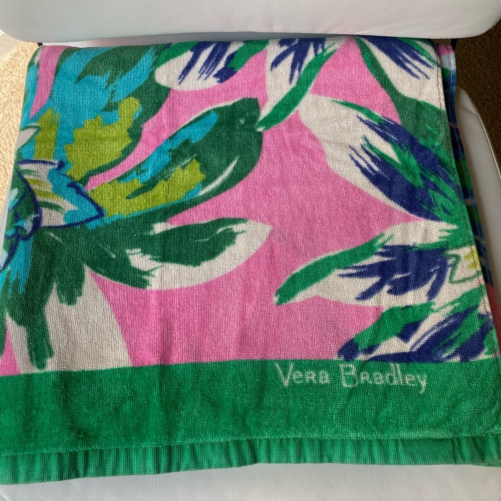 Vera Bradley Tropical Pink Beach Towel